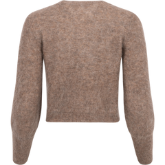 Mohair Petit Cardigan - Taupe