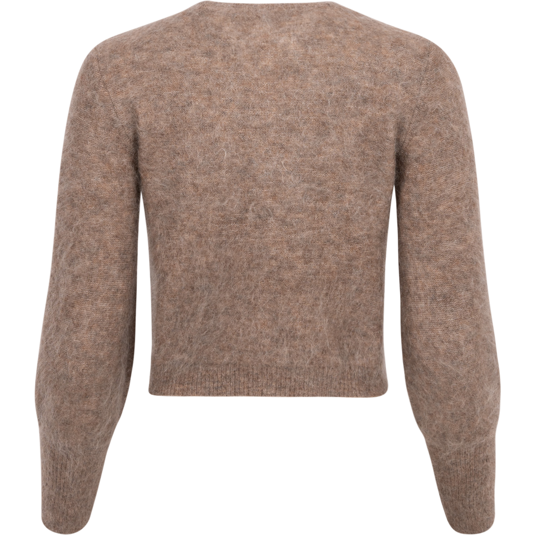 Mohair Petit Cardigan - Taupe