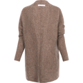 Mohair Demi Shawl Cardigan - Taupe
