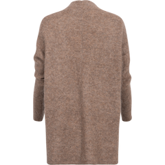 Mohair Demi Shawl Cardigan - Taupe