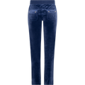 Del Ray Classic Velour Pant Pocket - Blue Depths