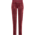 Del Ray Classic Velour Pant Pocket - Tawny Port