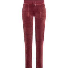 Del Ray Classic Velour Pant Pocket - Tawny Port