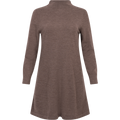 Hanni LS Knit Dress - Brownie Melange