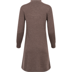 Hanni LS Knit Dress - Brownie Melange