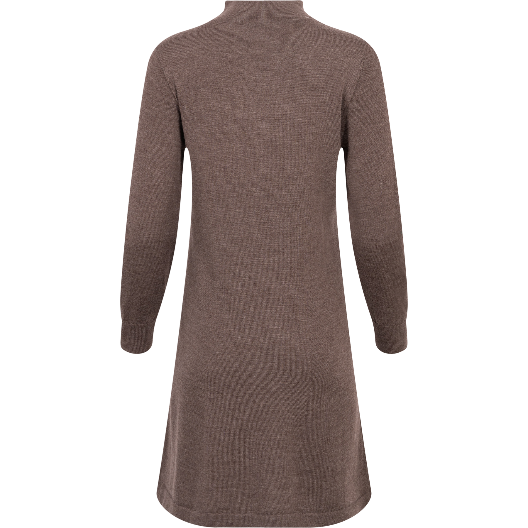 Hanni LS Knit Dress - Brownie Melange