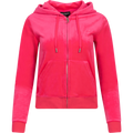Robertson Classic Velour Zip Hoodie - Pink Glo