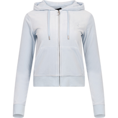Robertson Classic Velour Zip Hoodie - Nantucket Breeze