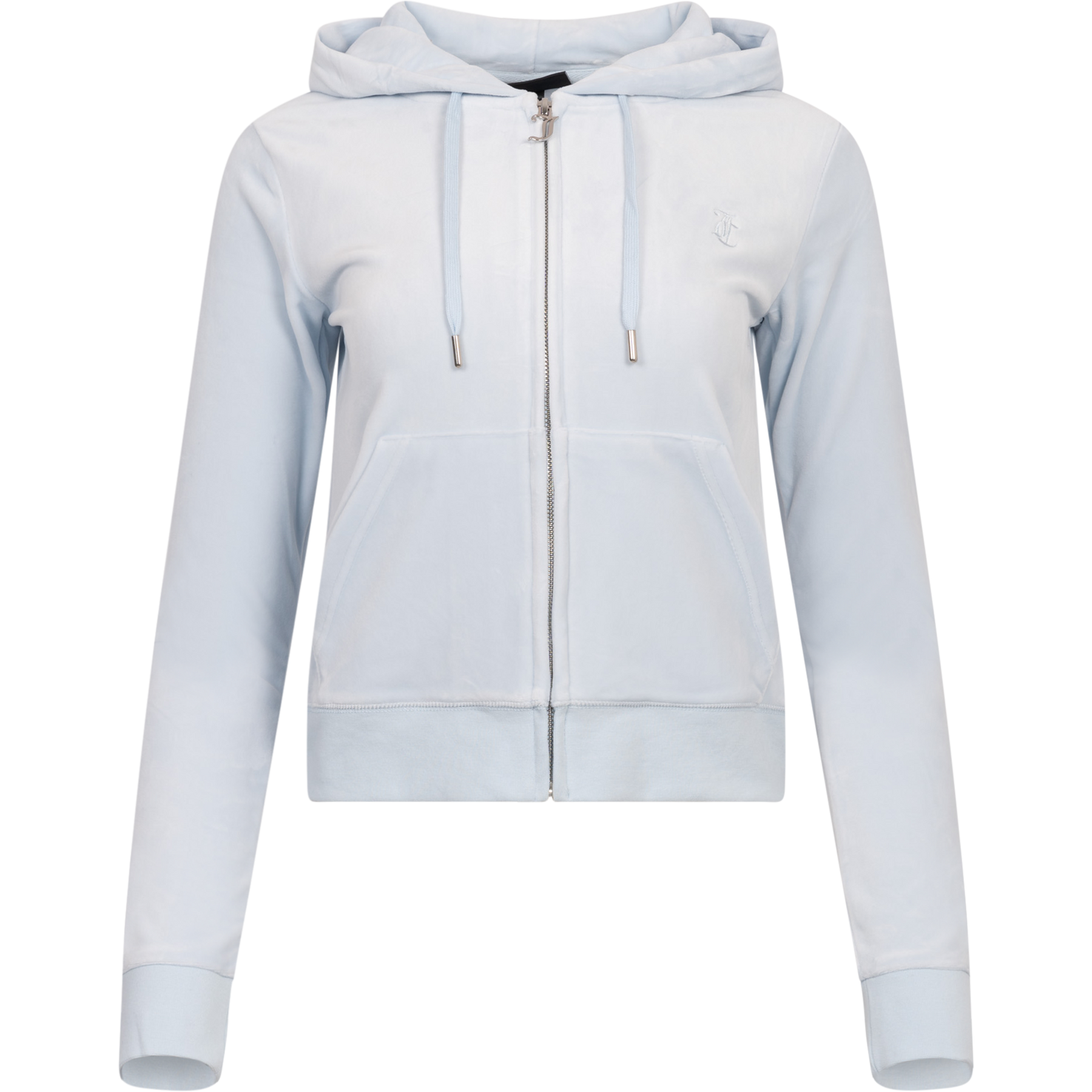 Robertson Classic Velour Zip Hoodie - Nantucket Breeze