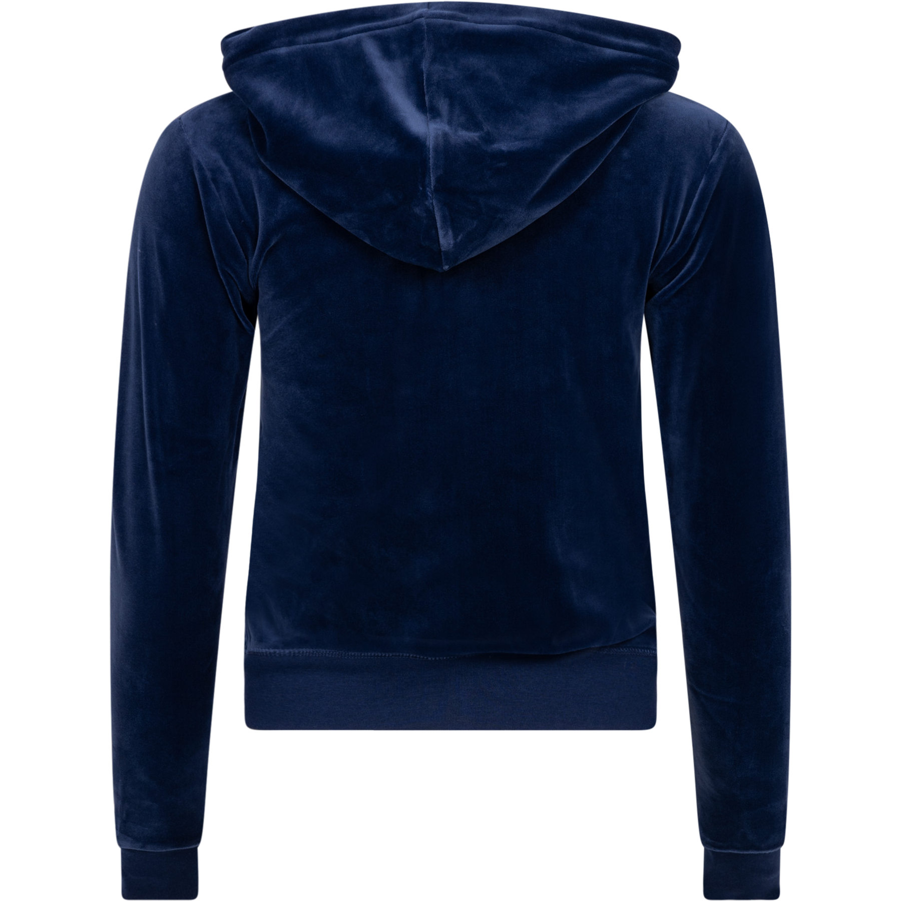 Robertson Classic Velour Zip Hoodie - Blue Depths