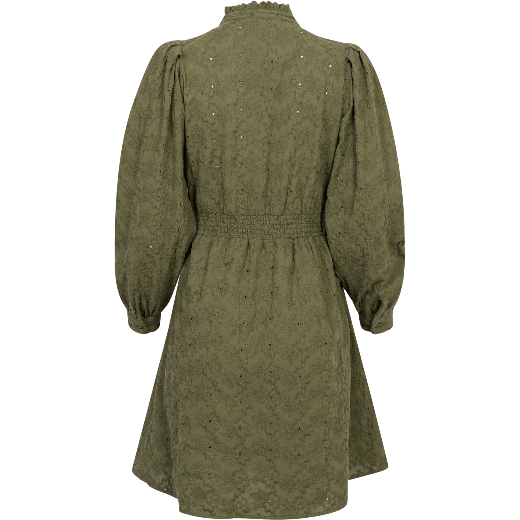 Uma Dress - Broderie Green