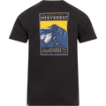 M S/S North Faces Tee - Black/Summit Gold