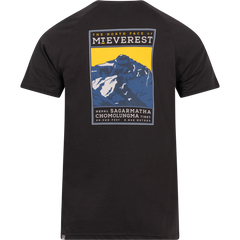 M S/S North Faces Tee - Black/Summit Gold