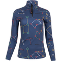 W Booster 1/2 Zip Top - Cosmic Blue