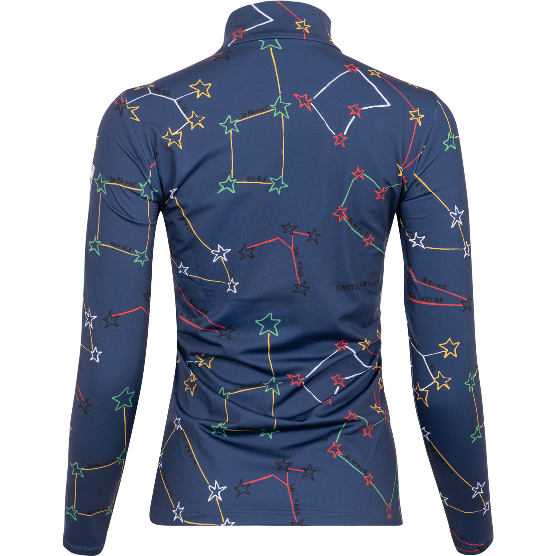 W Booster 1/2 Zip Top - Cosmic Blue