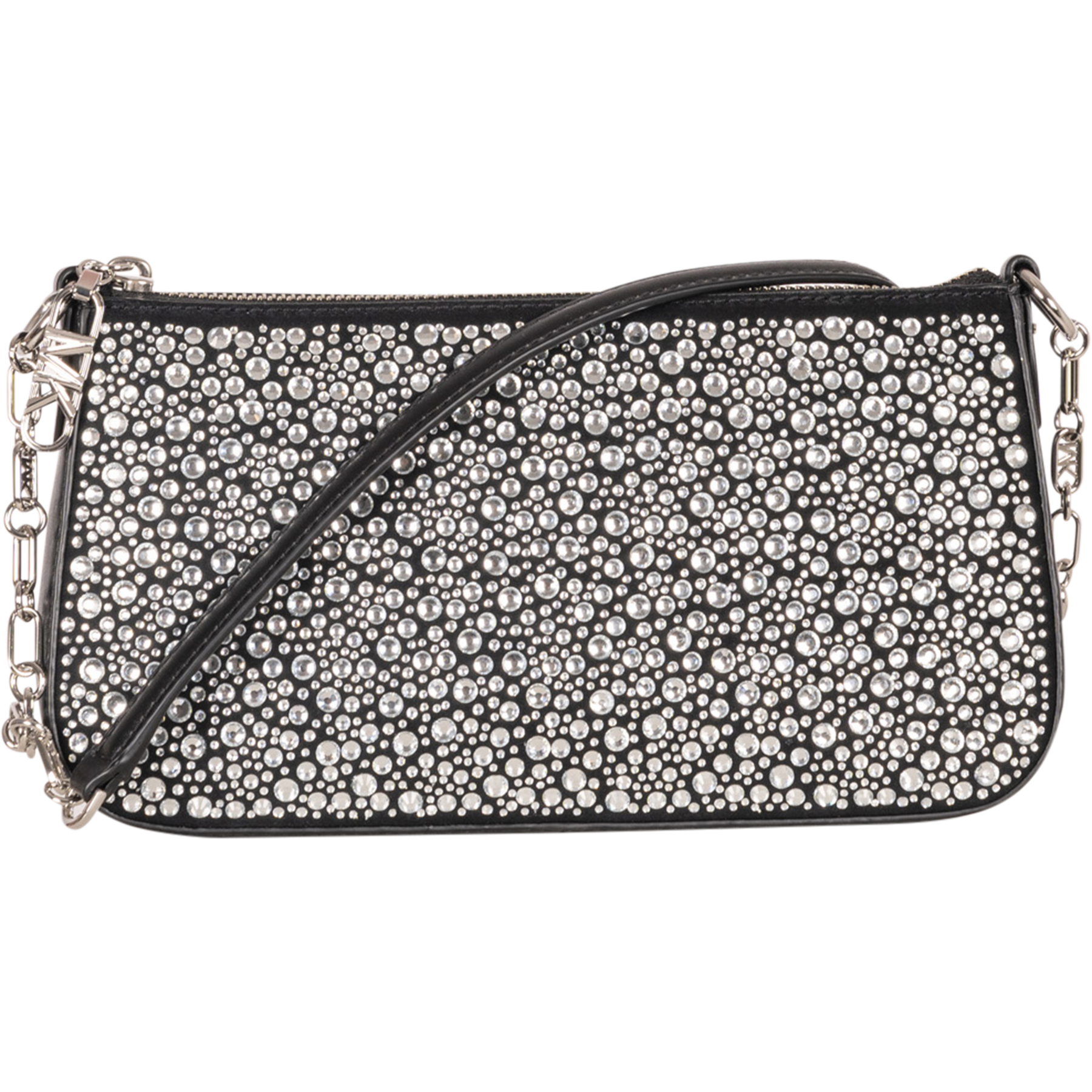 Md Chain Pouchette Suede - Black