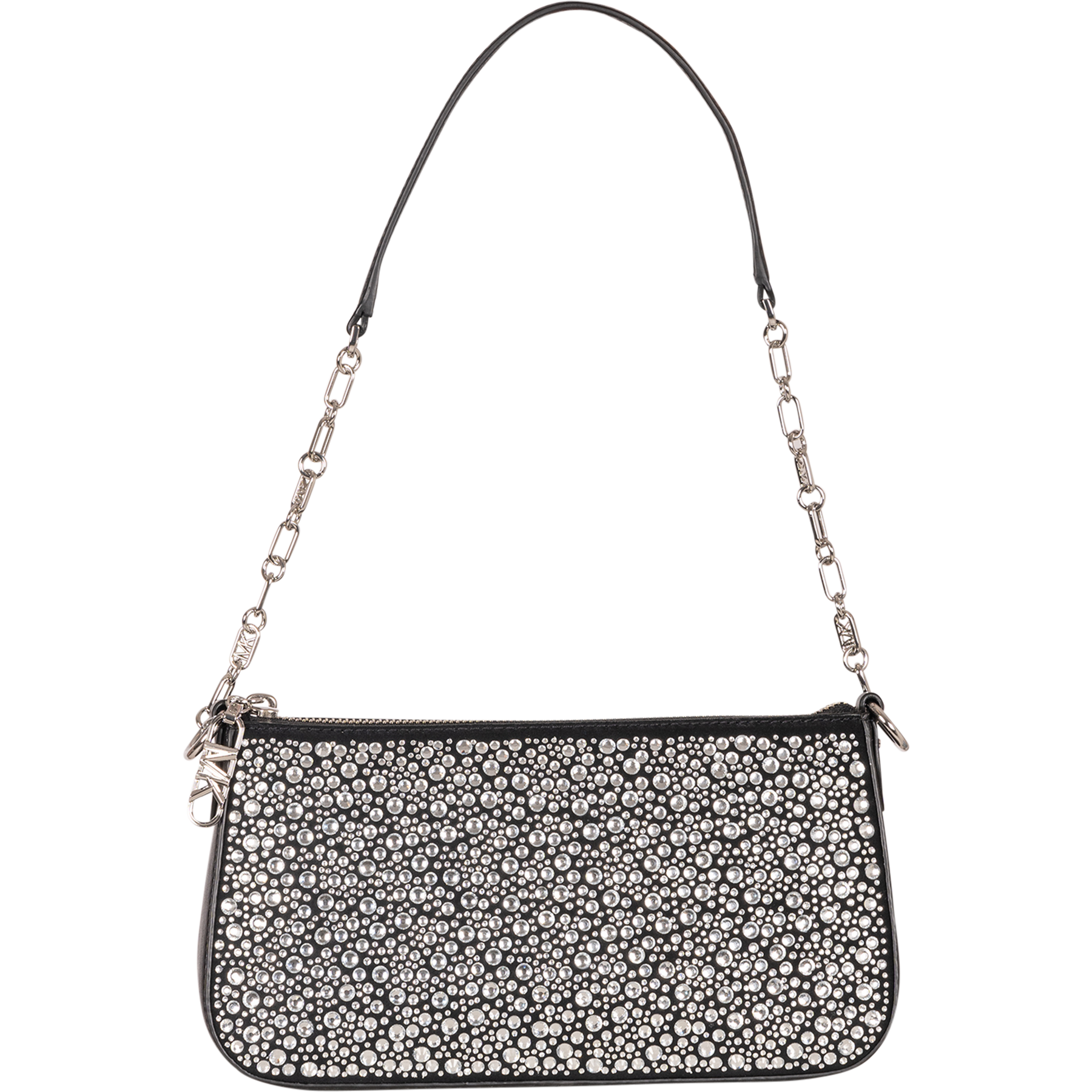 Md Chain Pouchette Suede - Black