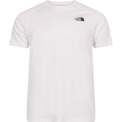 M S/S North Faces Tee - White/Almond Butter