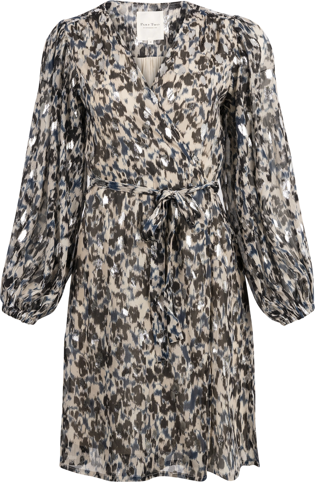TrianaPW Dress - Texture Print Silver
