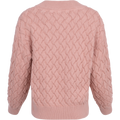 Textured Cotton V-Neck - Autumn Sunset