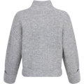 Chastine Peggy M Zip Pullover - Light Grey Melange