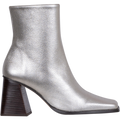 South Leather Ankle Boots - Shimmer Silver