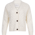 Textured Cotton Cardigan - Cream