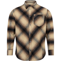 Nico Bias Flannel Shirt - Cream