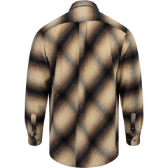 Nico Bias Flannel Shirt - Cream