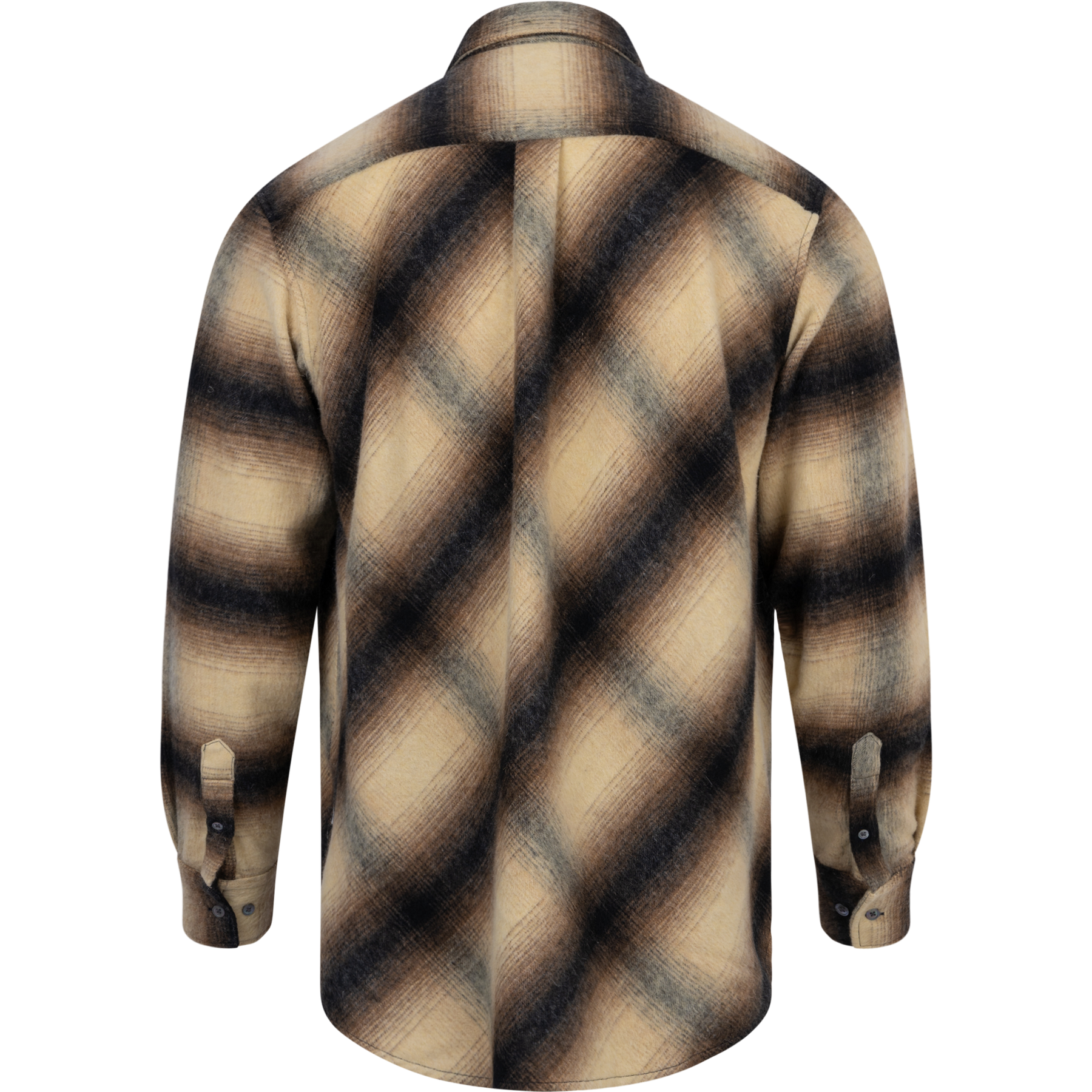 Nico Bias Flannel Shirt - Cream