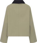 Joel Canvas Jacket - Army/Svart