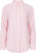 Rel Striped Linen Shirt - Geranium Pink