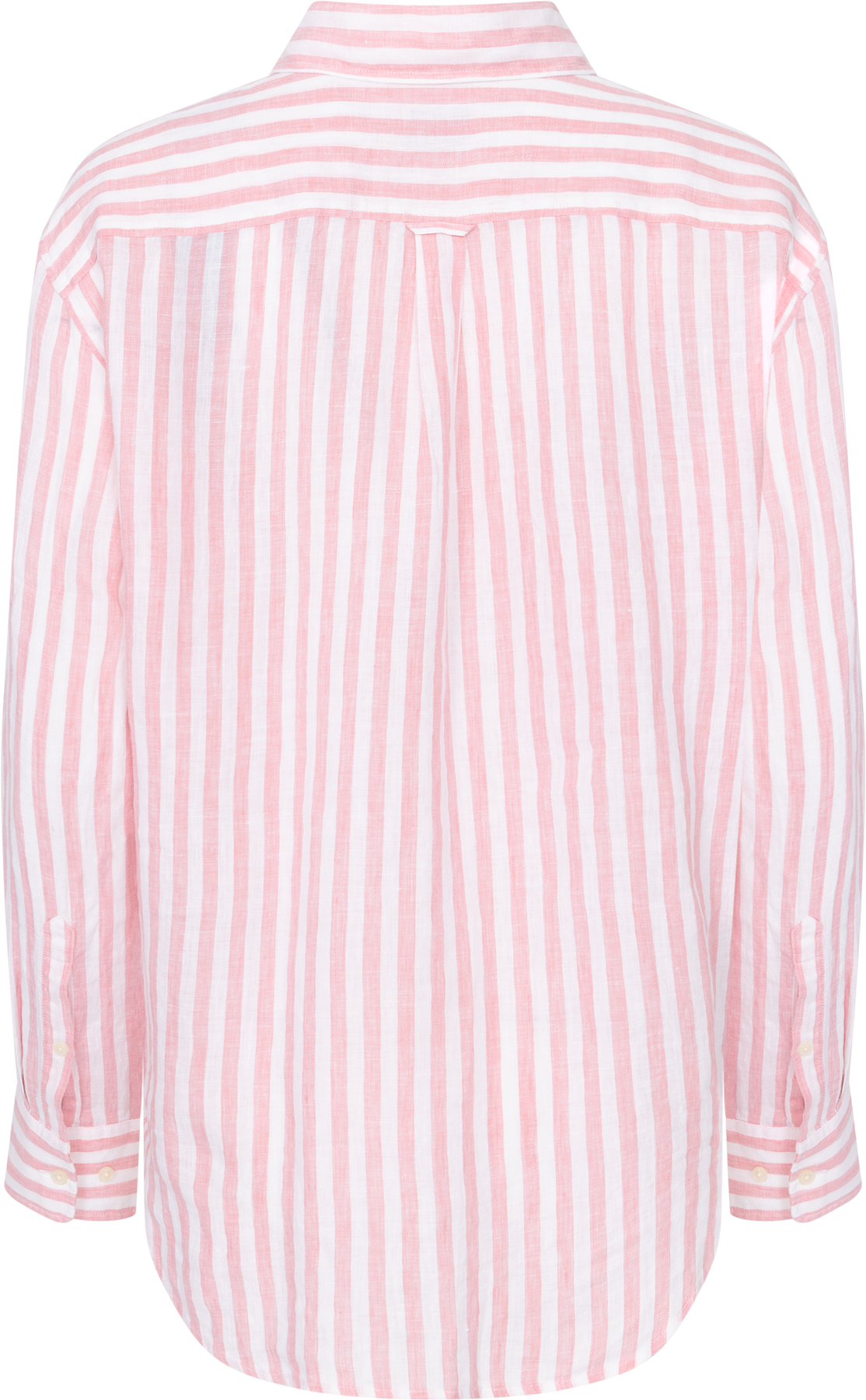 Rel Striped Linen Shirt - Geranium Pink