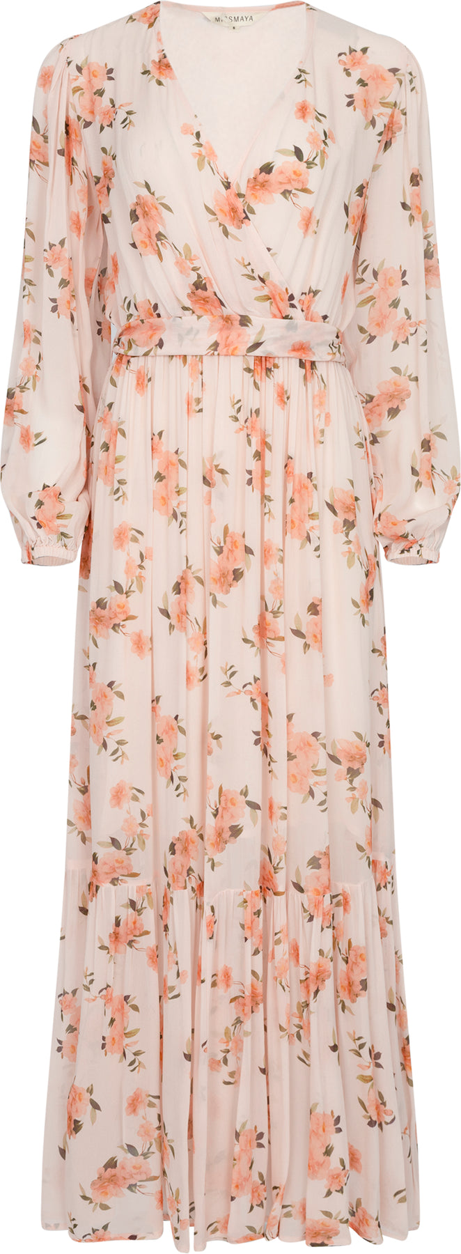 Ingrid Maxiklänning - Peach Bloom