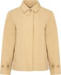 Kort bomullscarcoat - Oak Beige