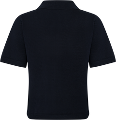 Helen Polo Knit Cardigan - Navy