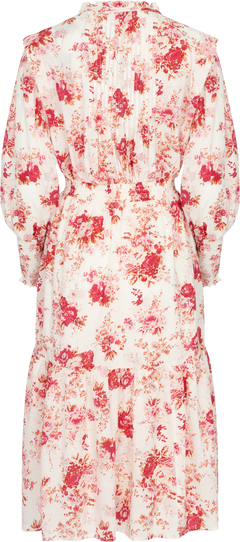 Evina Voile Midi Dress - Pink