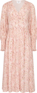 Una Viscose Crepe Dress - Rosa