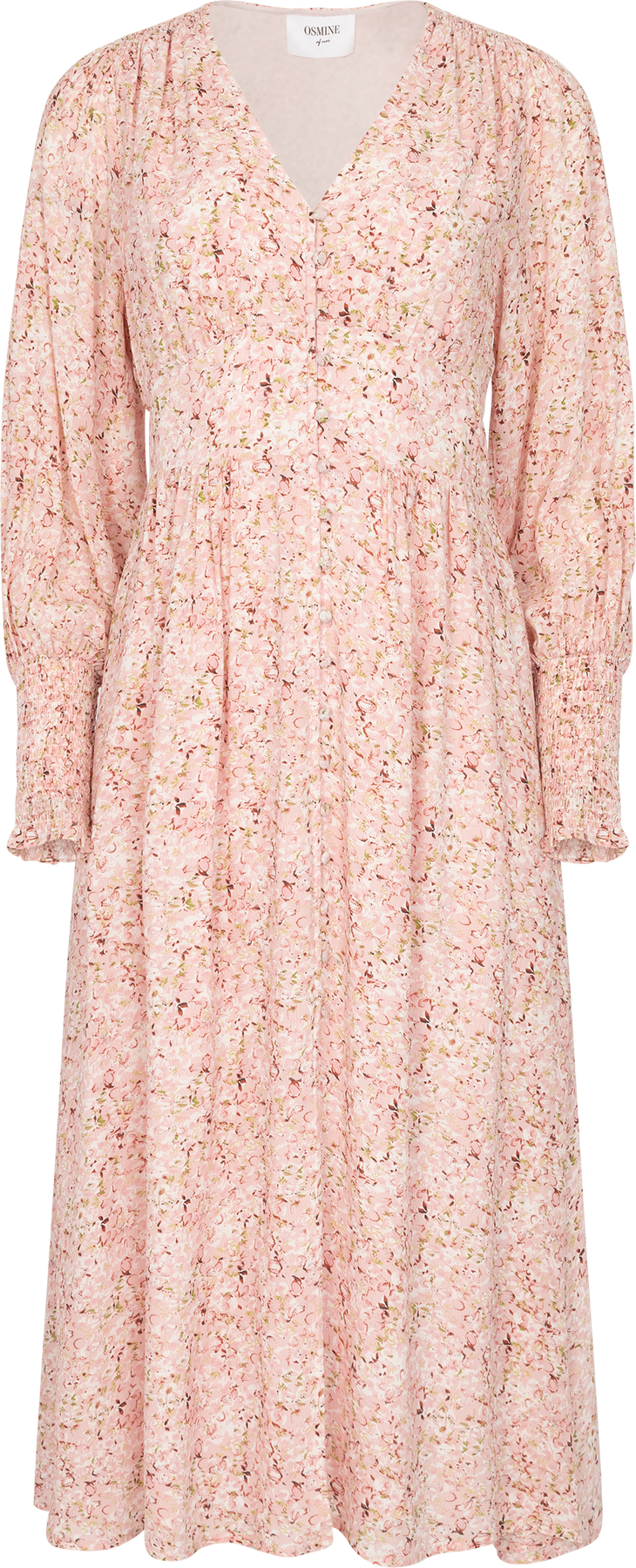 Una Viscose Crepe Dress - Rosa