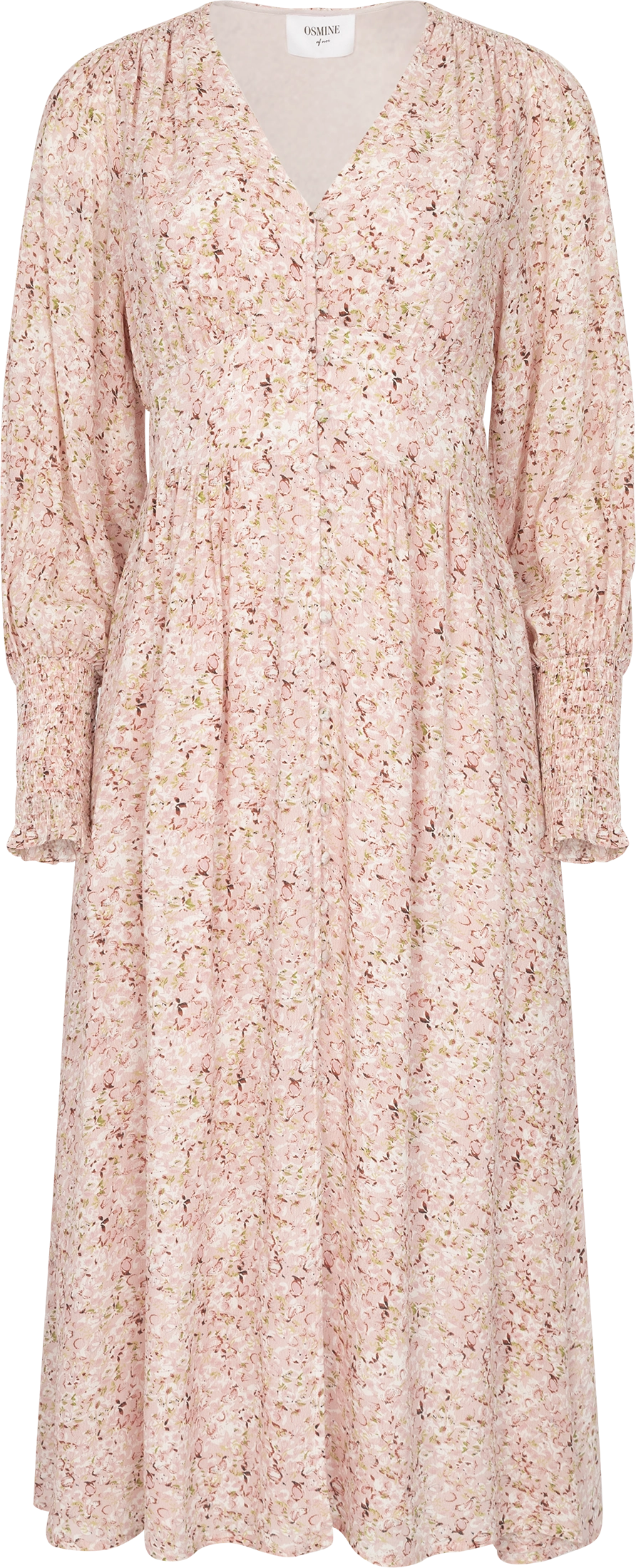 Una Viscose Crepe Dress - Pink