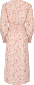 Una Viscose Crepe Dress - Rosa