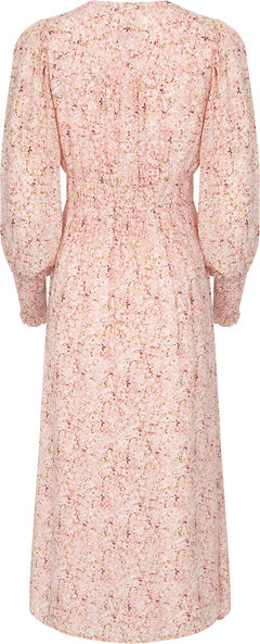 Una Viscose Crepe Dress - Pink