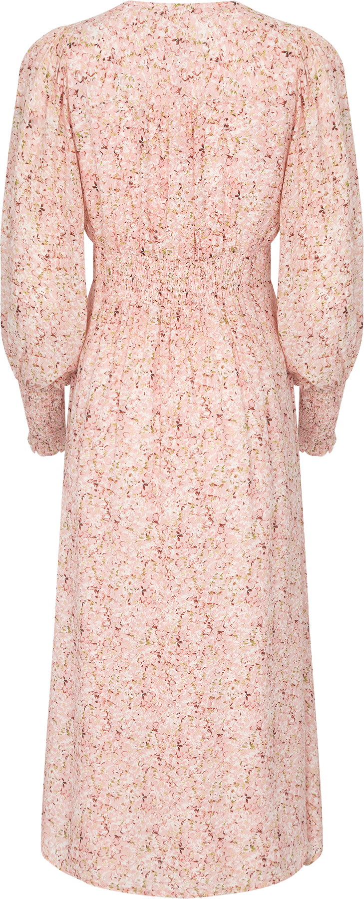 Una Viscose Crepe Dress - Rosa