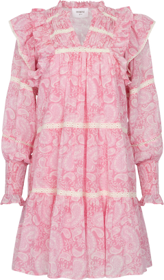 Ellie Paisley Dress - Pink Paisley