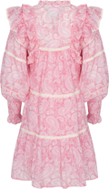 Ellie Paisley Dress - Pink Paisley