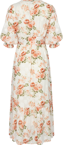Gyri Flower Garden Dress - Coral