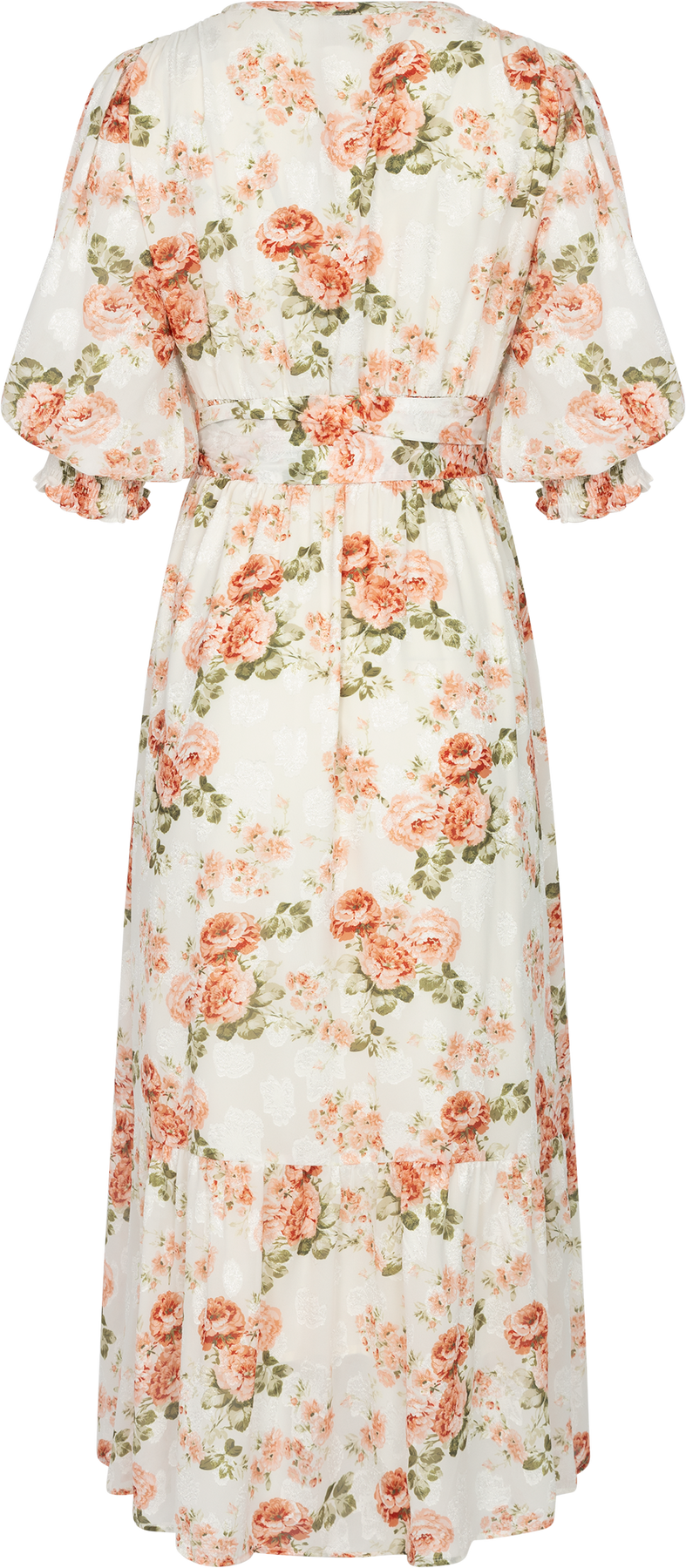 Gyri Flower Garden Dress - Korall
