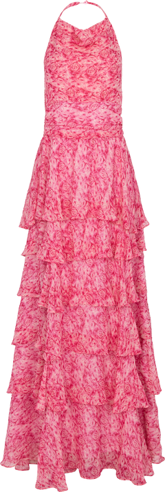 Inga Maxi Rose Dress - Pink Rose
