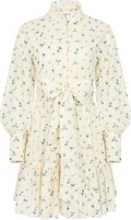 Liv Broderie Anglais-klänning - Blå