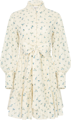 Liv Broderie Anglais Dress - Blue